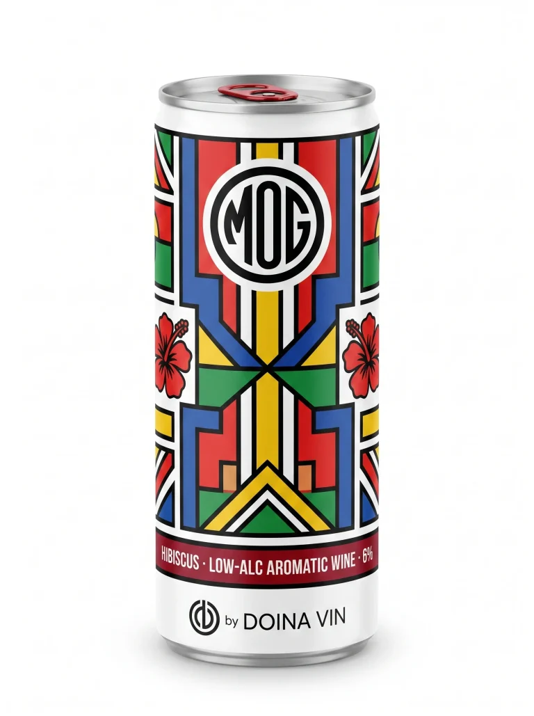 Hibiscus — Ndebele African Geometric Mural